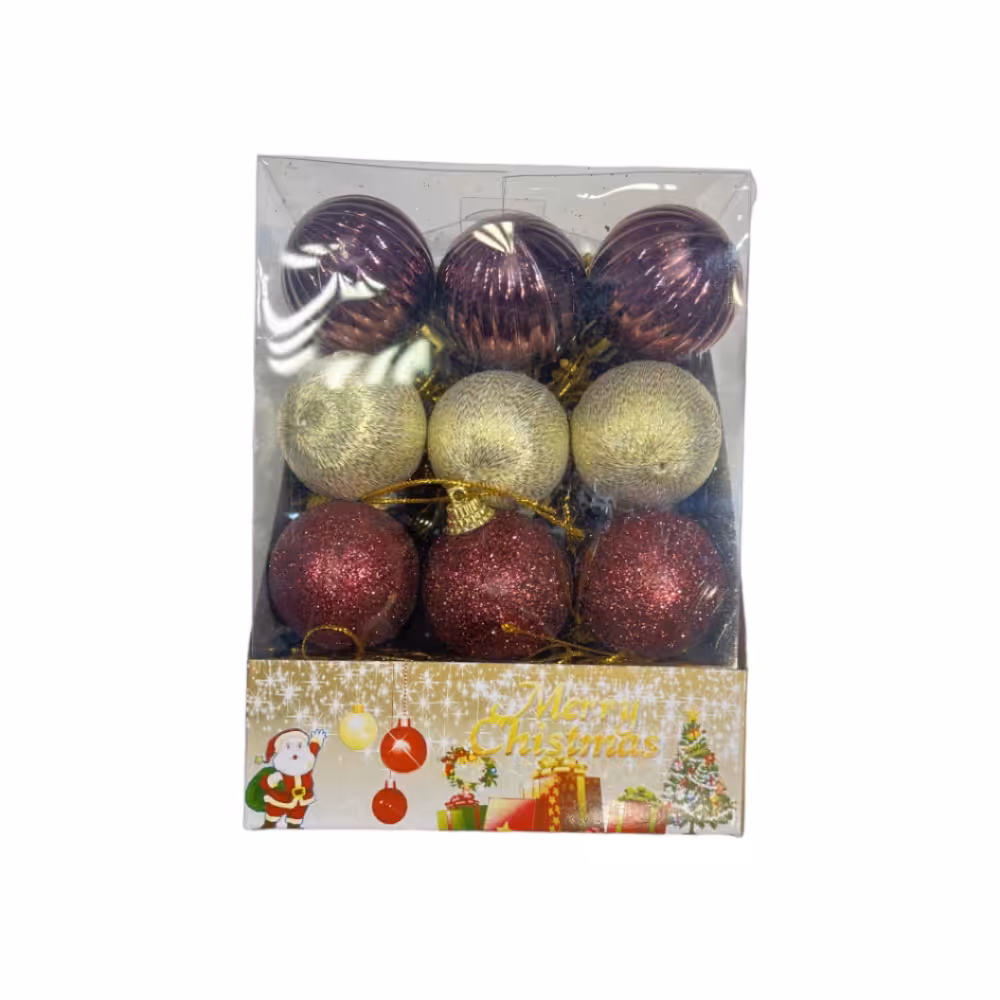 گوی 24 عددی رنگ زرشکی کد 6116610