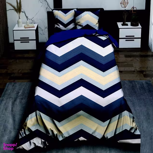 سرویس خواب طرح سه بعدی کد 1222 یک نفره پنج تکه