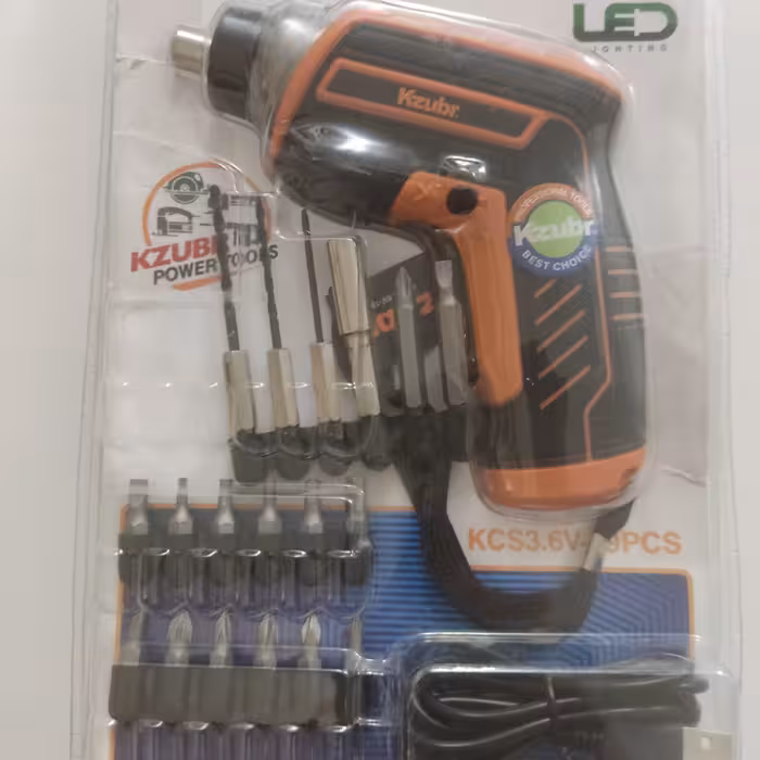 پیچگوشتی شارژی 3.6 ولت برند زوبر با کیفیت عالی