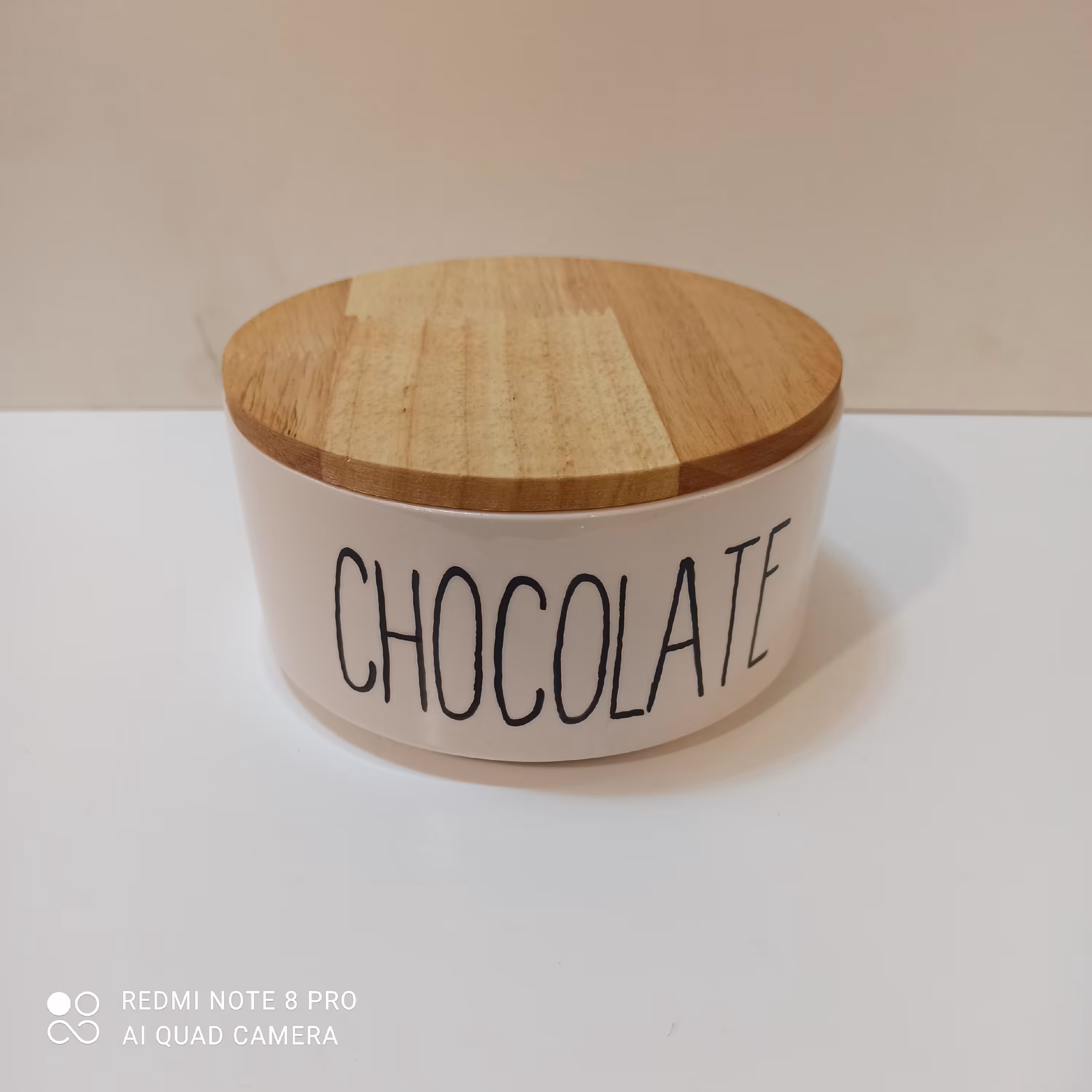 بانکه سرامیکی درب چوبی کد1