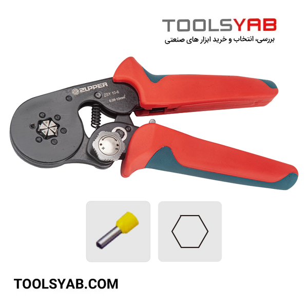 پرس وایر شو 6 گوش از 025 الی 10 مدل ZSY-10-6