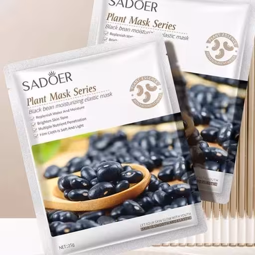 ماسک ورقه ای لوبیا سیاه سادور 10 عددی