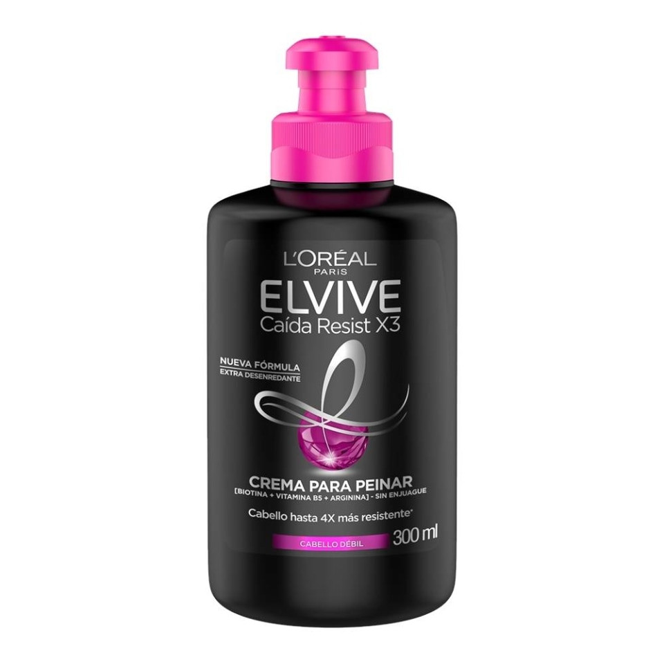 کرم تقویت کننده ضد ریزش لورال L'Oreal Paris Crema para Peinar Caida Resist X3 Elvive • خوش آرا
