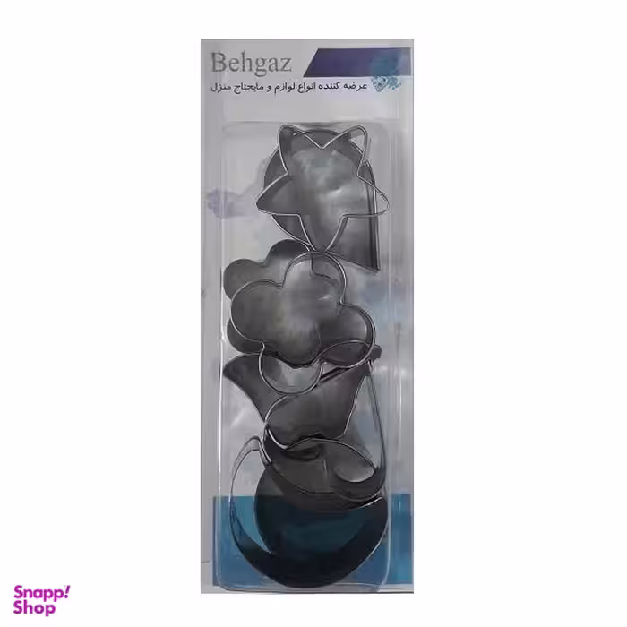 کاتر شیرینی پزی به گز مدل یاس مجموعه 8 عددی