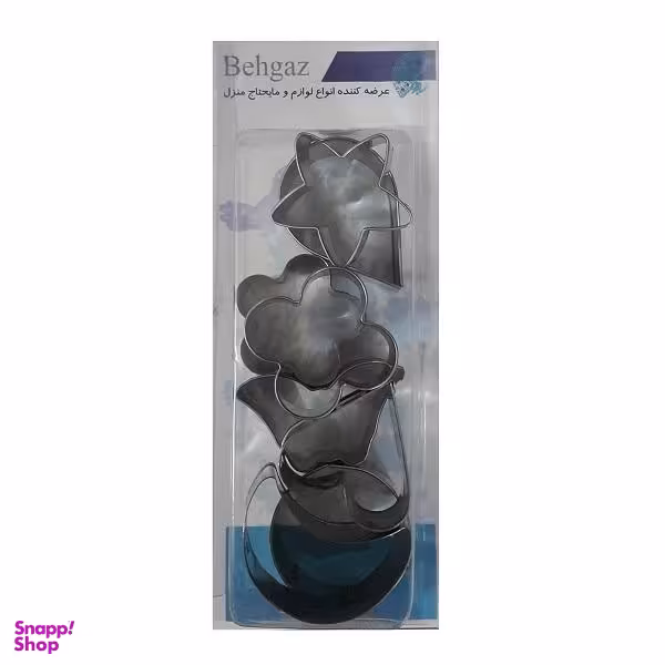 کاتر شیرینی پزی به گز مدل یاس مجموعه 8 عددی