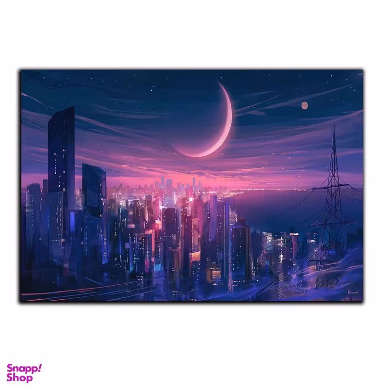 تابلو شاسی بکلیت طرح دورنمای شهر و مهتاب مدل SH-S5436