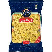 ماکارونی پروانه ای زر ماکارون مقدار 500 گرم