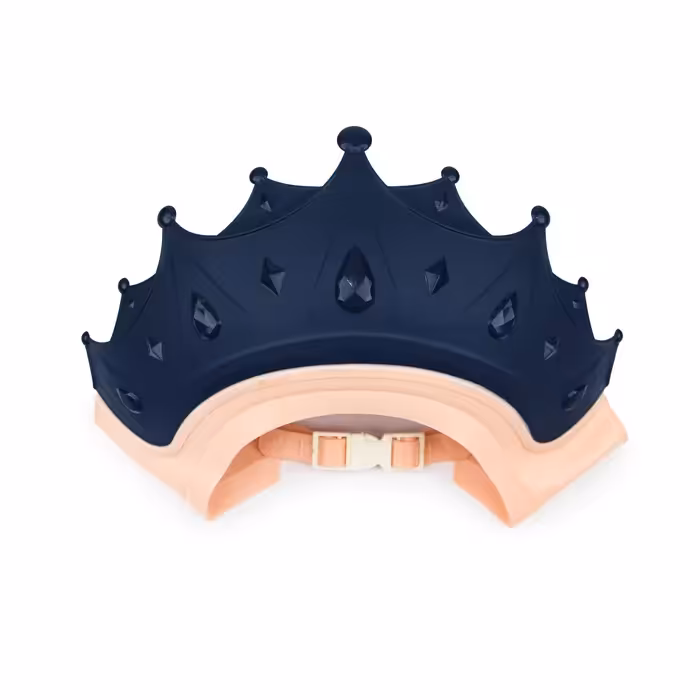 کلاه حمام سیلیکونی لبه دار و تاجدار