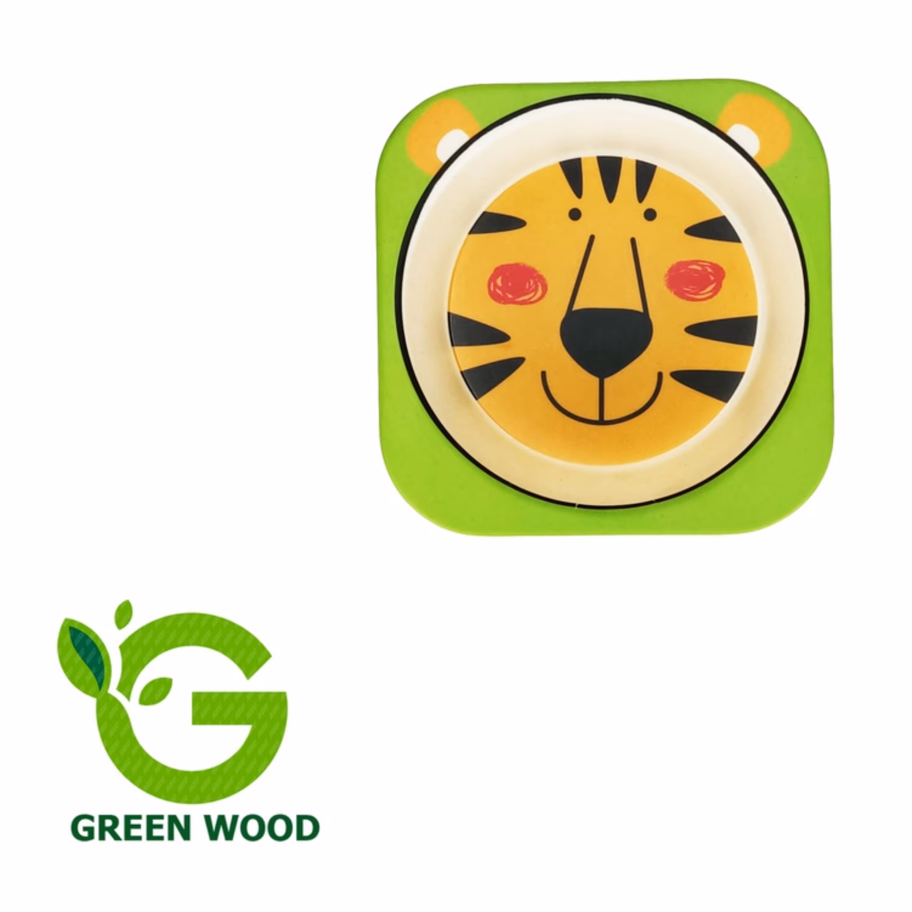 کاسه کودک بامبو فایبر (ظرف کودک) طرح ببر کد Gw120301007