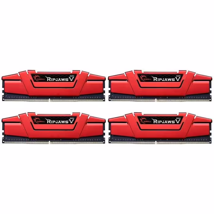 رم دسکتاپ DDR4 دو کاناله 2400 مگاهرتز CL15 جی اسکیل مدل RIPJAWS V ظرفیت 32 گیگابایت