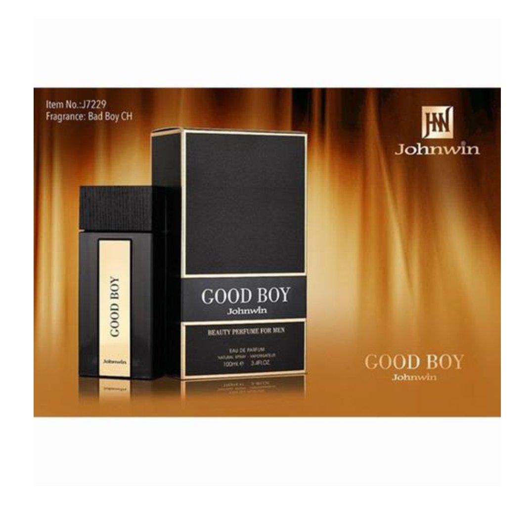 عطر ادکلن مردانه جانوین کارولینا هررا سی اچ بد بوی (Johnwin CH Bad Boy) حجم 100 میل