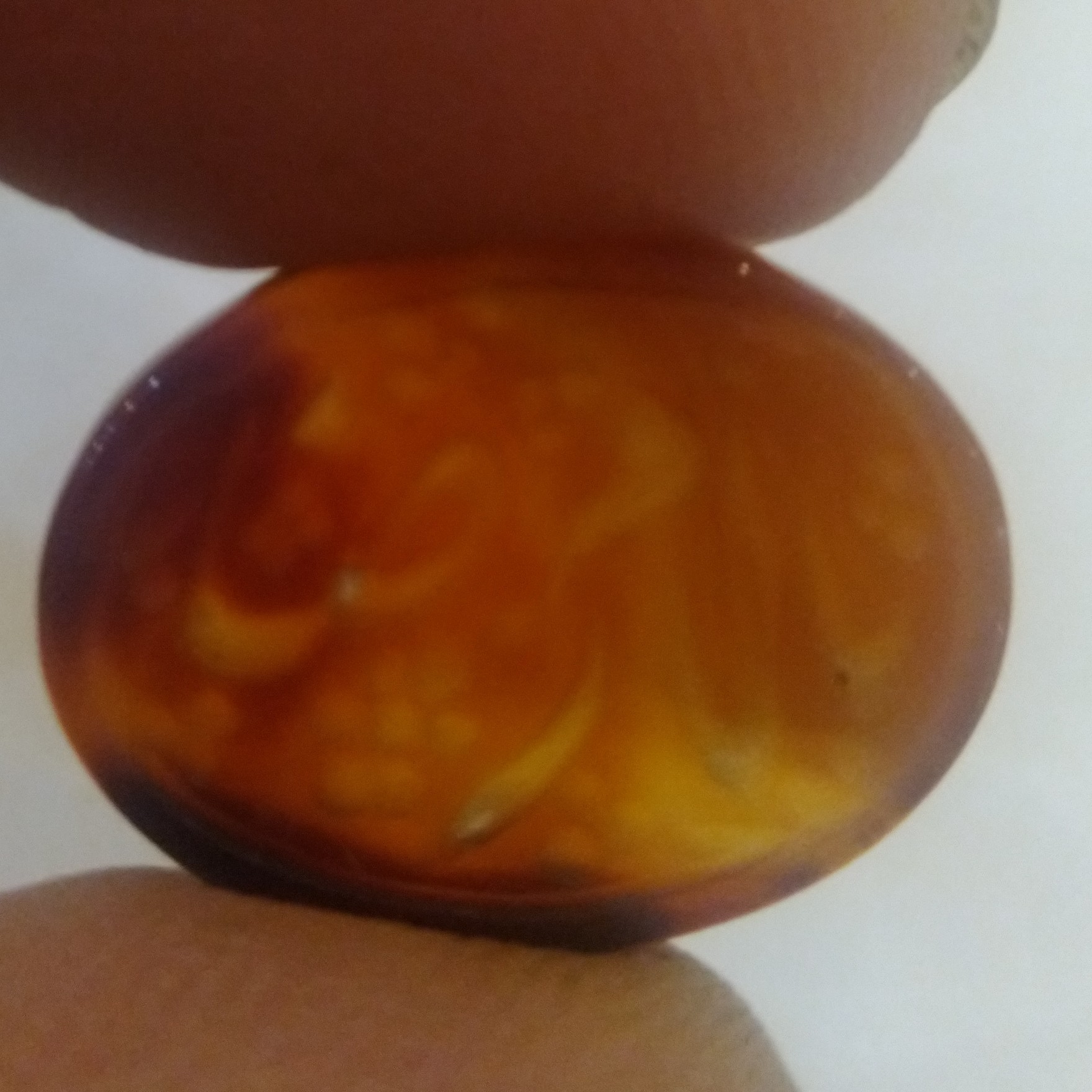 سنگ طبیعی عقیق خطی خوش رنگ و زیبا به نام یا امام رضا کد 228