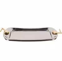 سینی پذیرایی طلایی برند ام جی اس MGS کد کالا ow-4110G