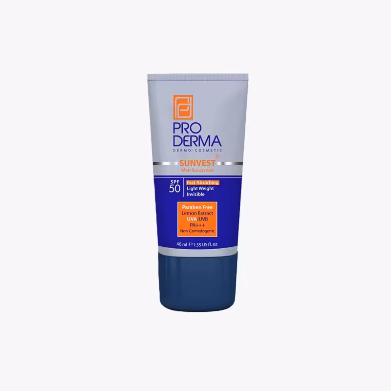 کرم ضدآفتاب آقایان پرودرما (SPF 50)