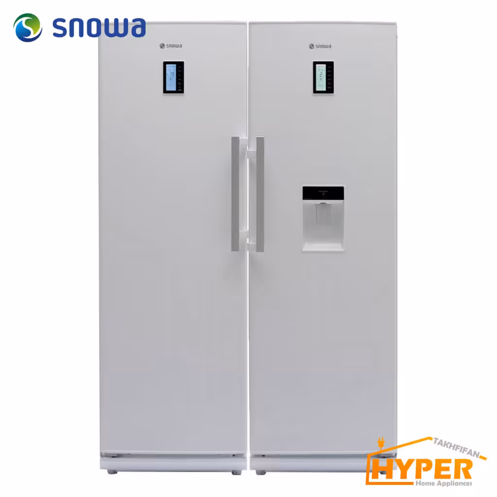 03یخچال فریزر دوقلو اسنوا SN5-0190SW SN6-0190SW سفید براق