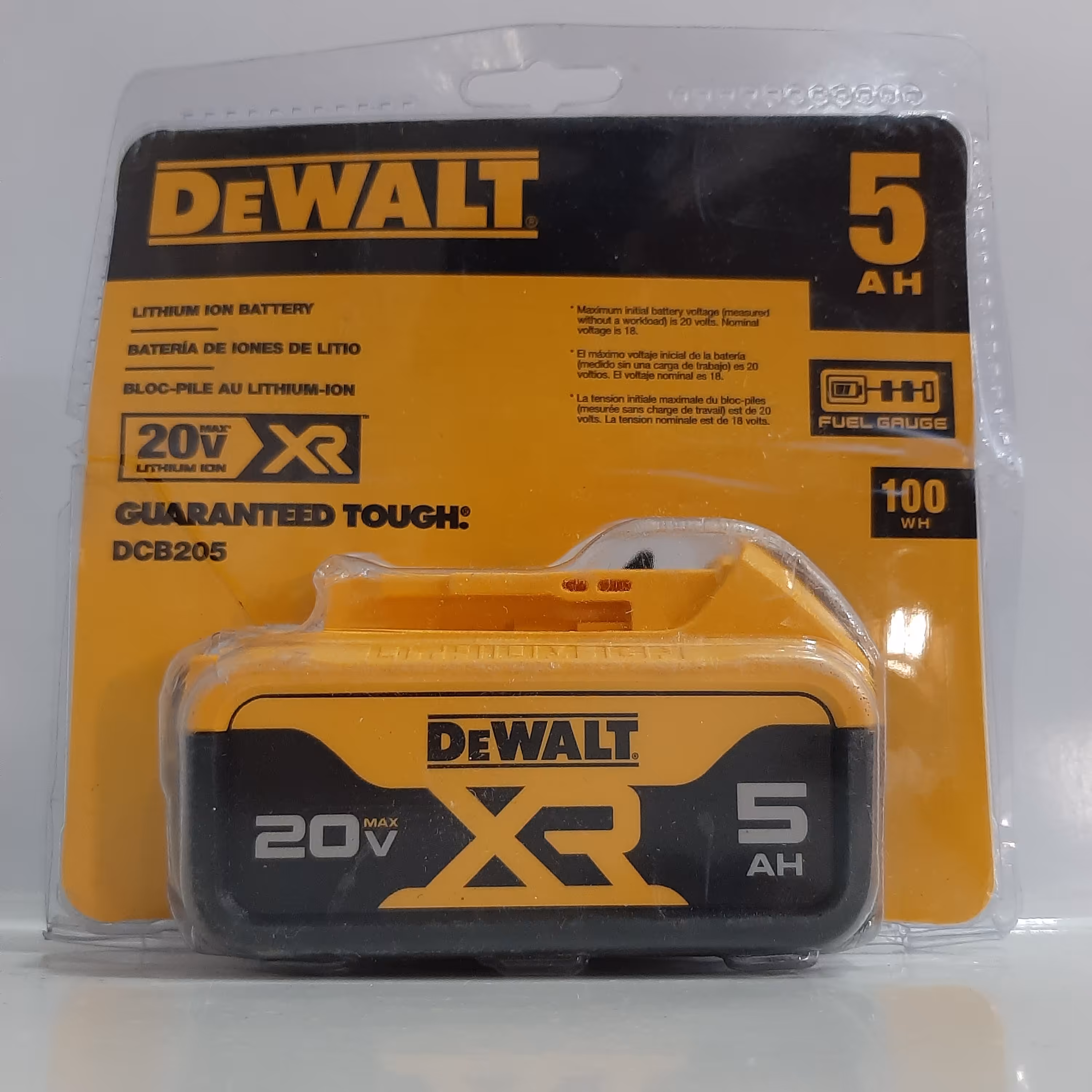 باتری دیوالت 20ولت 5آمپر آکبند  تولید 2023