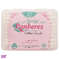 گوش پاک کن کتابی پنبه ریز (Panberes) بسته 100 عددی