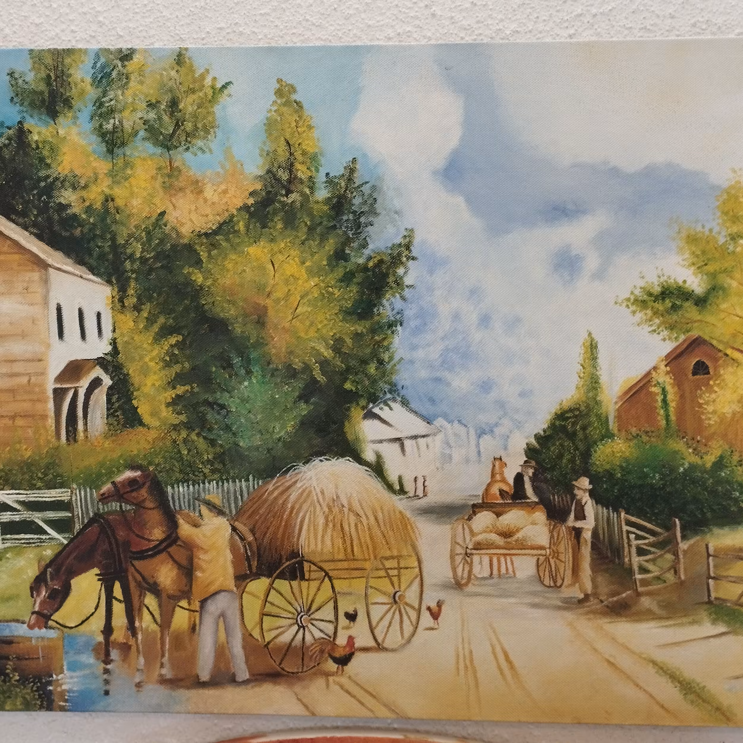 تابلو رنگ و روغن سایز 50در70 روی بوم