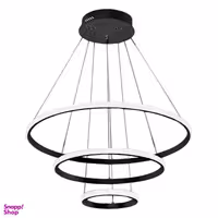 چراغ آویز چشمه نور مدل مدرن کدA6319/3H-BK