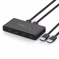 سوئیچ 4 پورت USB 3.0 یوگرین مدل US216 کد 30768