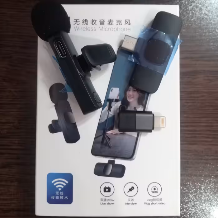 میکروفون یقه ای بیسیم عالی با کیفیت زیر 1 میلیون برای آیفون و اندروید 