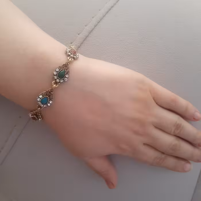 دستبند سیاه قلم کد03