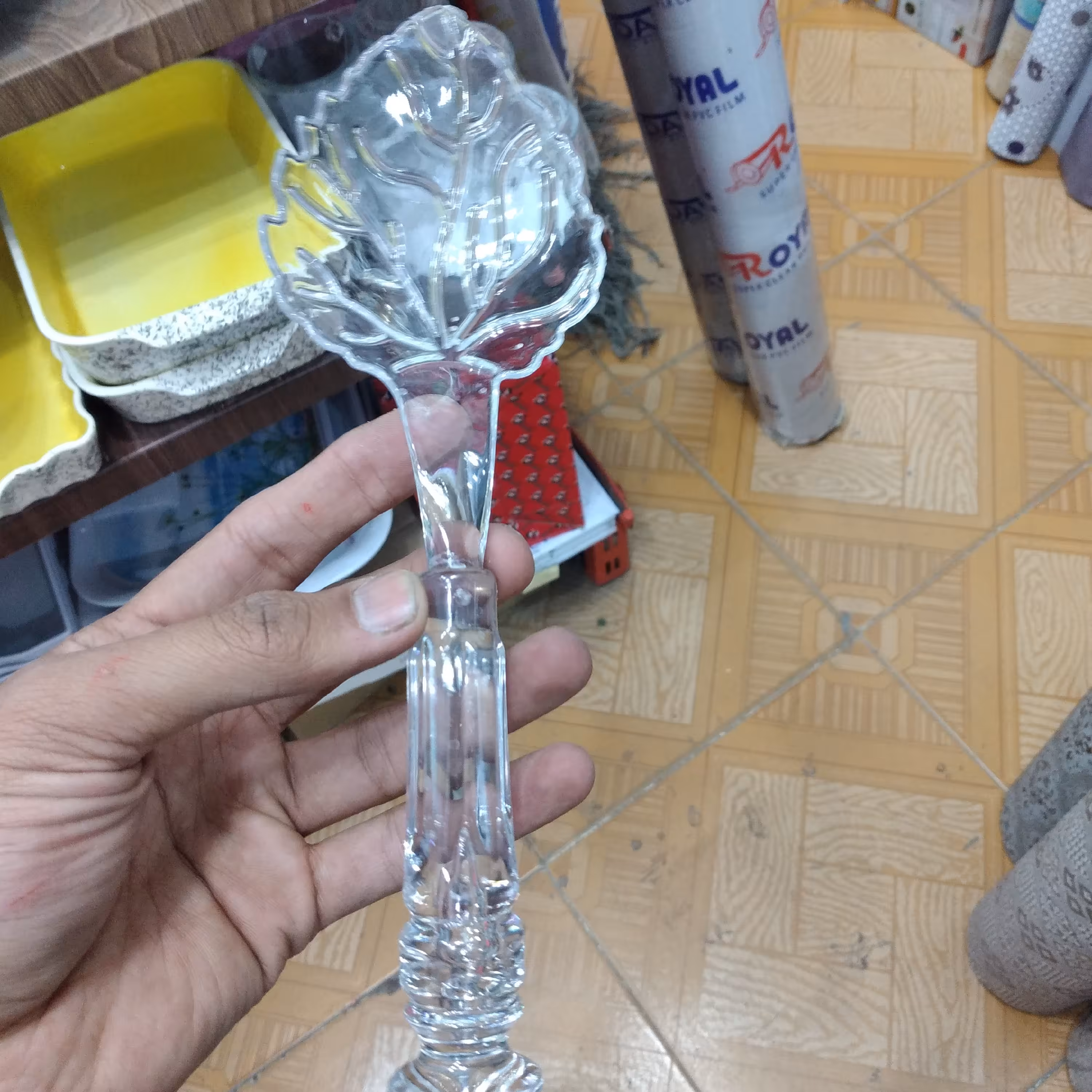 قاشق آجیل کریستالی