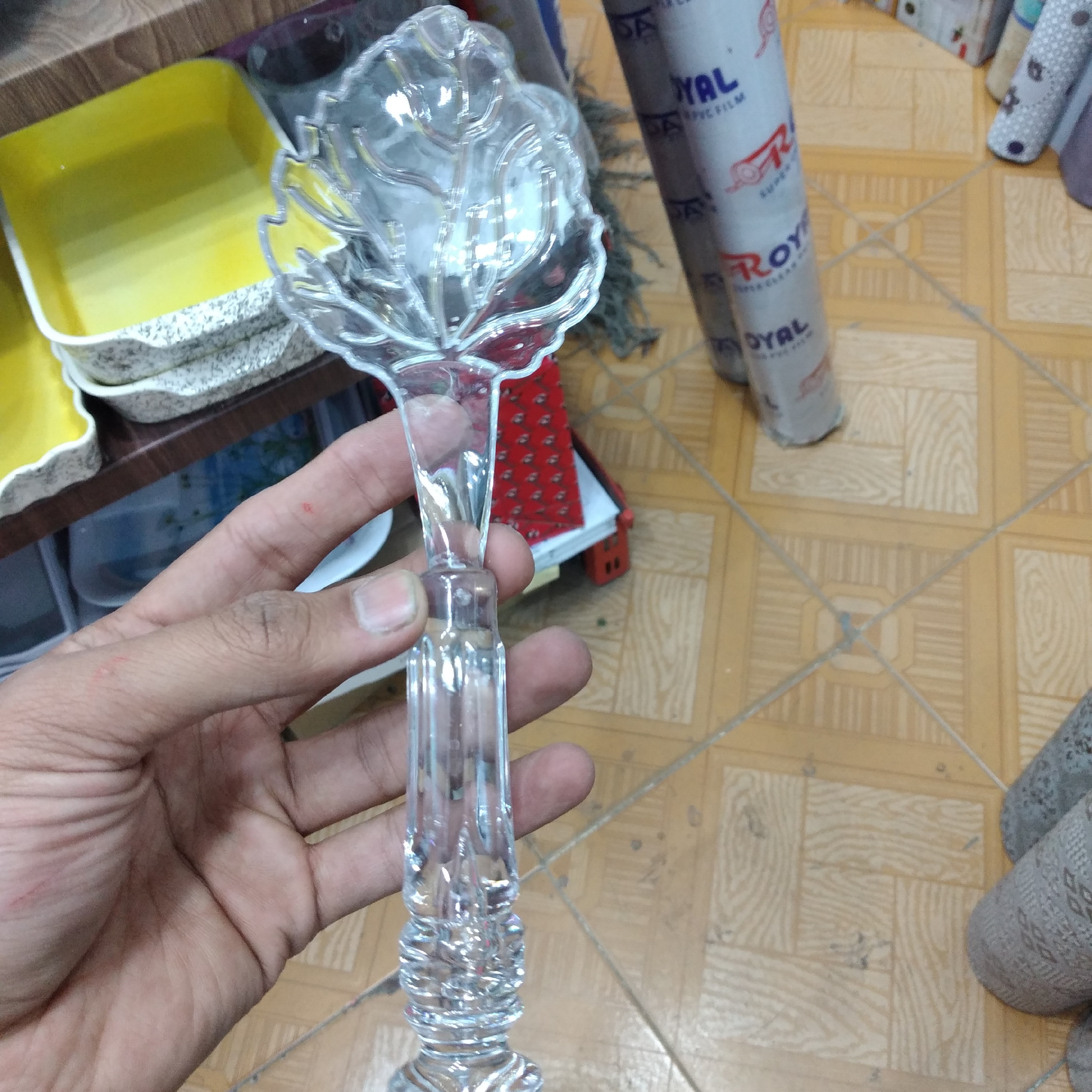 قاشق آجیل کریستالی