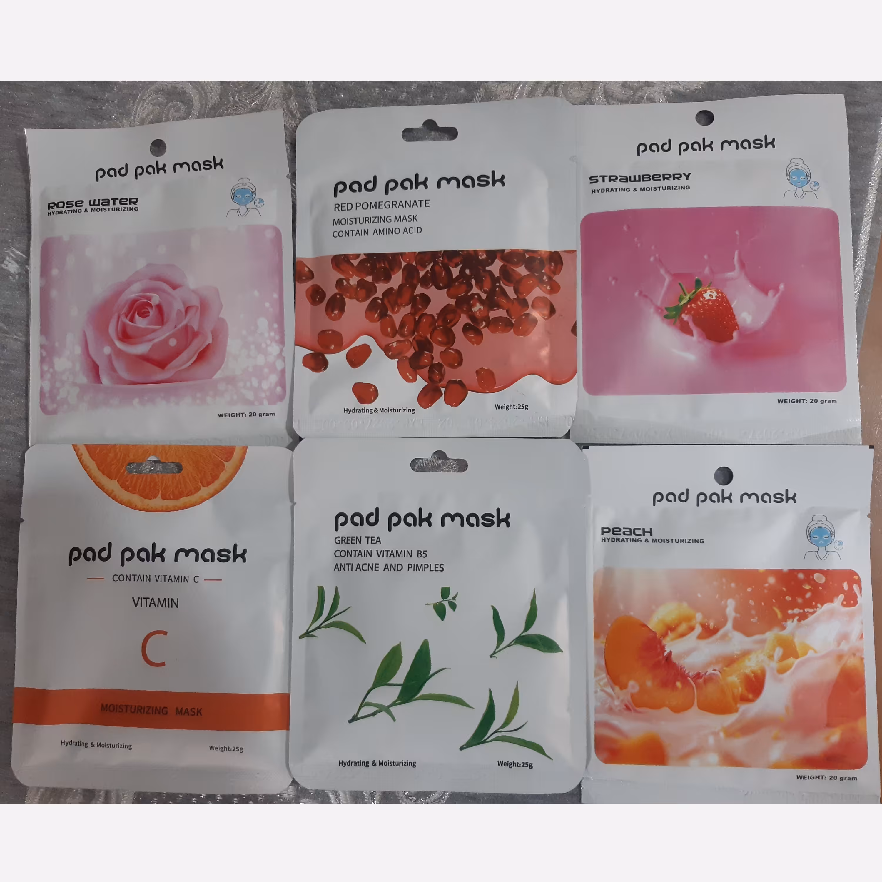 ماسک ورقه ای صورت نقابی