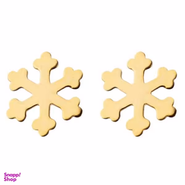 گوشواره طلا 18 عیار سانا گالری طرح برف کد 1265D9195