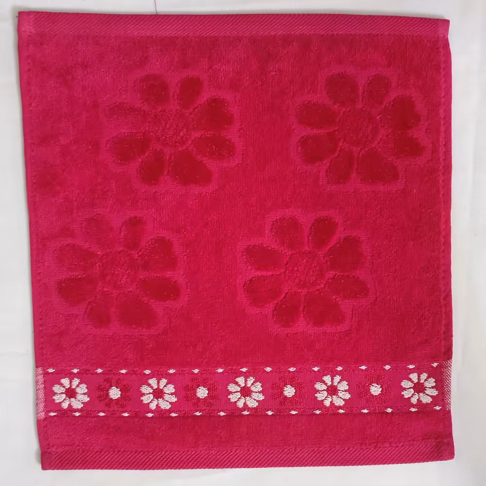 حوله دستمال بهباف آذر مدل پاپاتیا سایز 30 در 30 کد 11