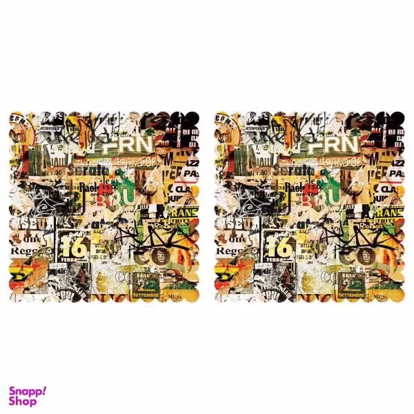 رومیزی رنس مدل T3-42001 سایز 40x40 سانتی متر مجموعه 2 عددی