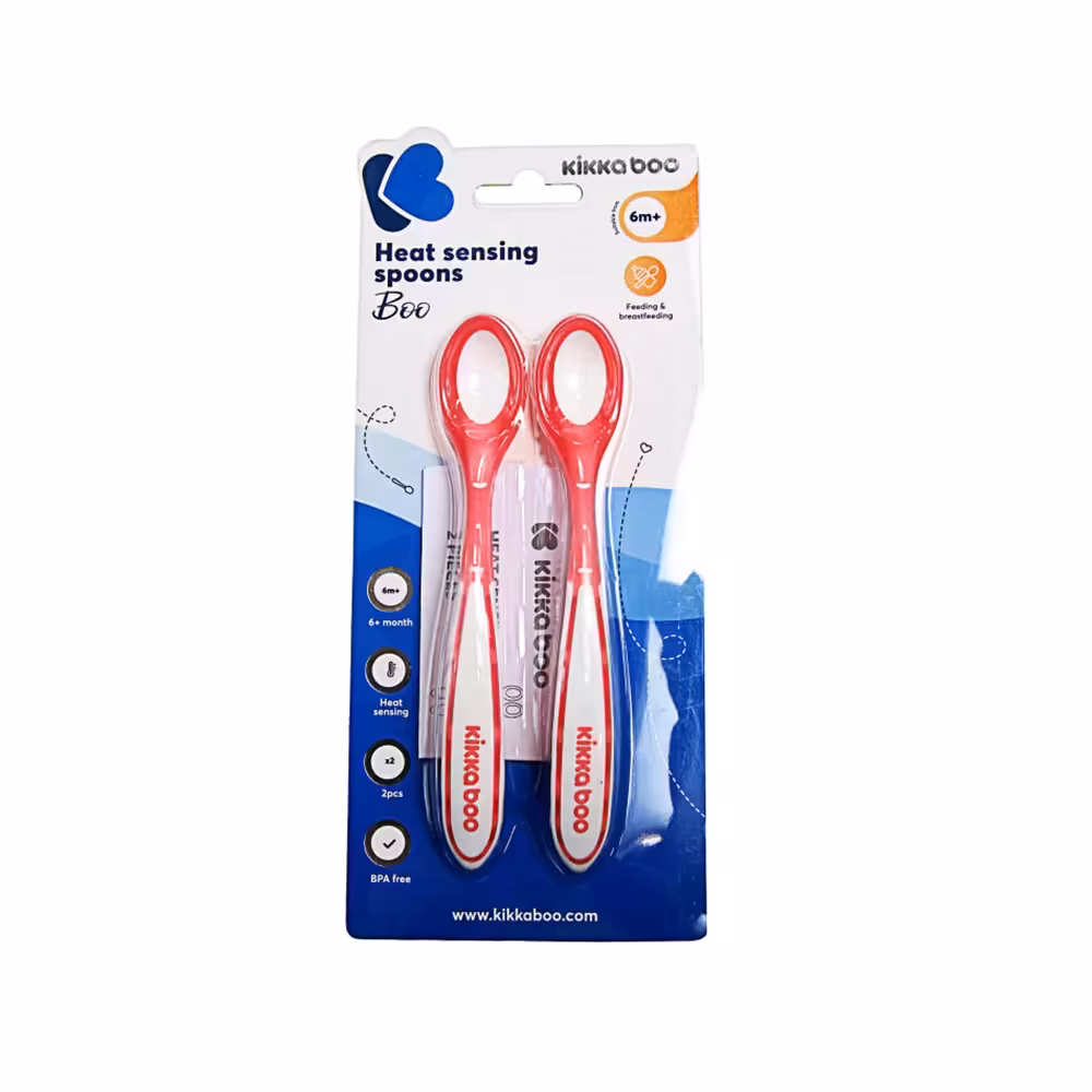 قاشق دو عددی حرارتی کیکابو صورتی