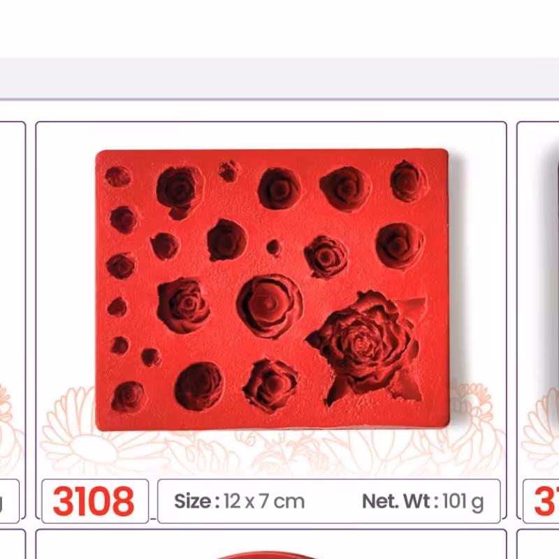 مولد گل رز ریز و درشت ابعاد 7 و نیم در 8 و نیم