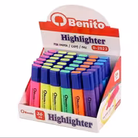 ماژیک علامت زن بنیتو رنگ جور بسته 12 عددی