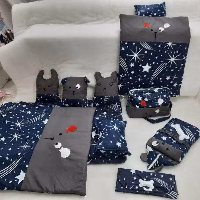 ست سرویس خواب نوزاد پسرونه سفارش ساز 