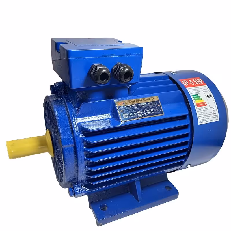 الکتروموتور پوسته چدن 4 کیلووات 5.5 اسب 1400دور سه فاز 