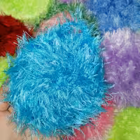 اسکاچ ظرف شویی بافتنی یک لایه قرمز دور آبی کم رنگ 