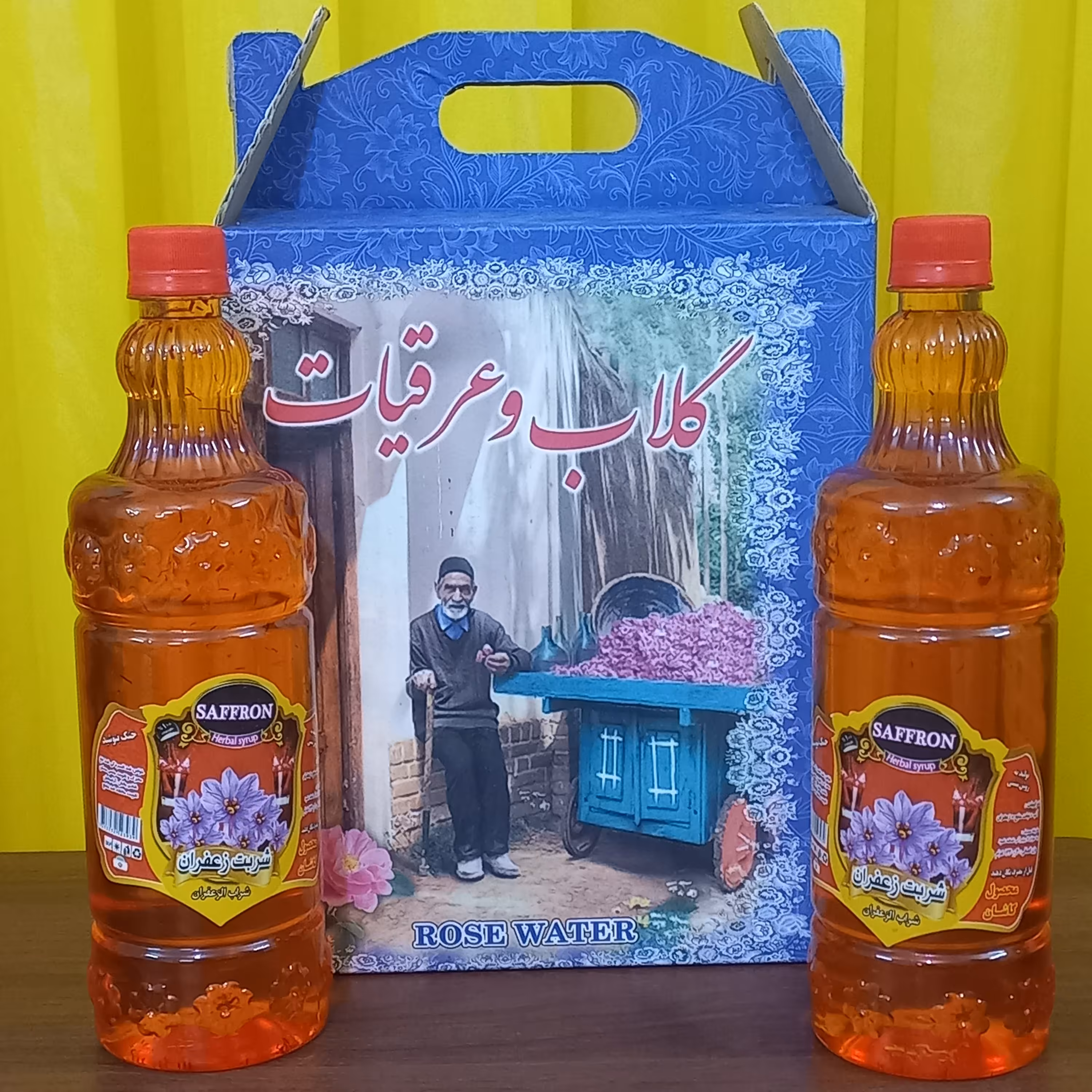 شربت سنتی زعفران 1لیتری