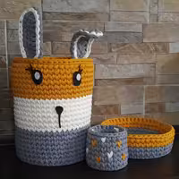 ست سبد اسباب بازی و نظم دهنده لوازم 