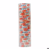 چسب شیشه ای 10تایی با عرض 1سانتیمتر نوارچسب بسیار شفاف یونیتی