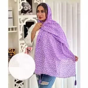 شال توپی بنفش