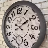 ساعت دیواری تمام چوبی خاص (سفید ،طوسی،مشکی)