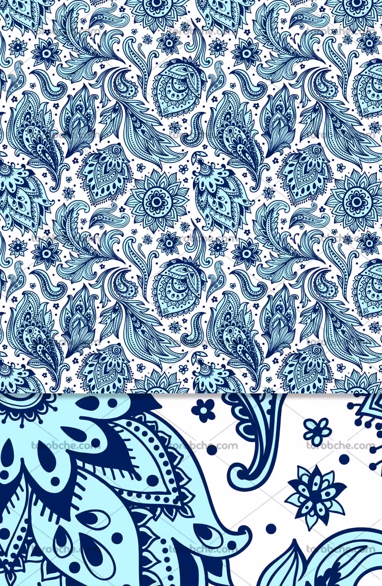 وکتور بکگراند سنتی آبی رنگ | گرافیک با طعم تربچه