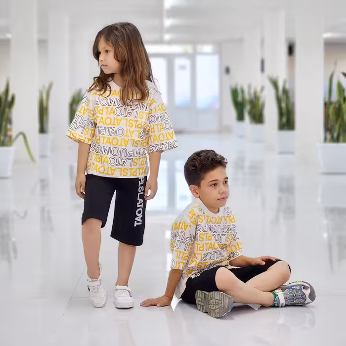 تیشرت شلوارک حروف انگلیسی