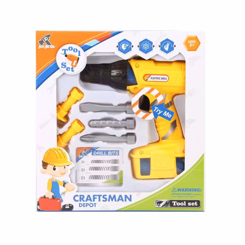 ست اسباب بازی ابزار مدل depot همراه دریل کد 6122