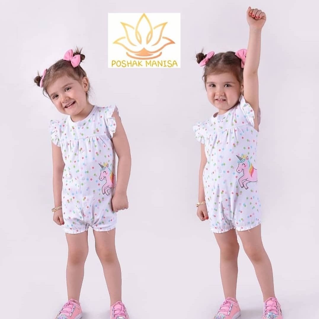 رامپر دخترانه اسب تک شاخ