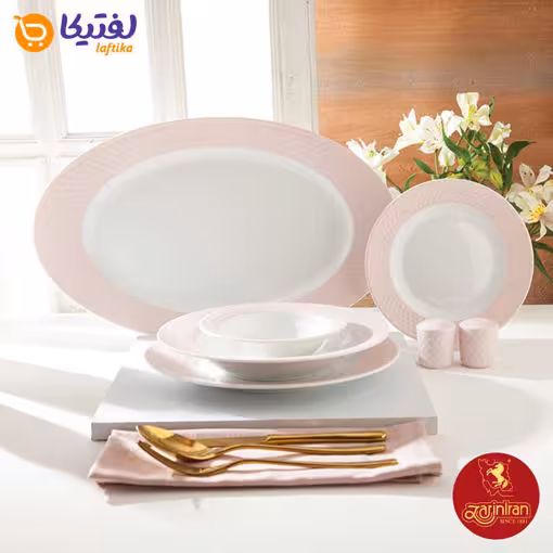 سرویس چینی زرین رادیانس طرح اسلیپ کاپریس 6 نفره 28 پارچه
