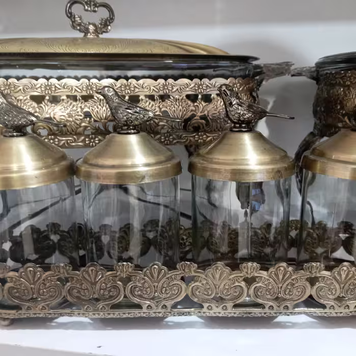 ست ادویه گنجشک دار انتیک
