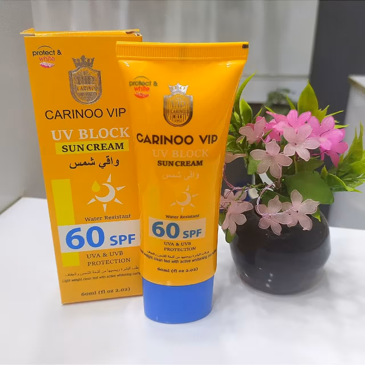 کرم ضدآفتاب کارینو VIP با SPF60